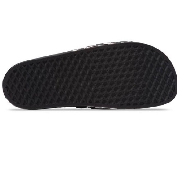 VANS Checker Black and White Slides 9M - Picture 3 of 3